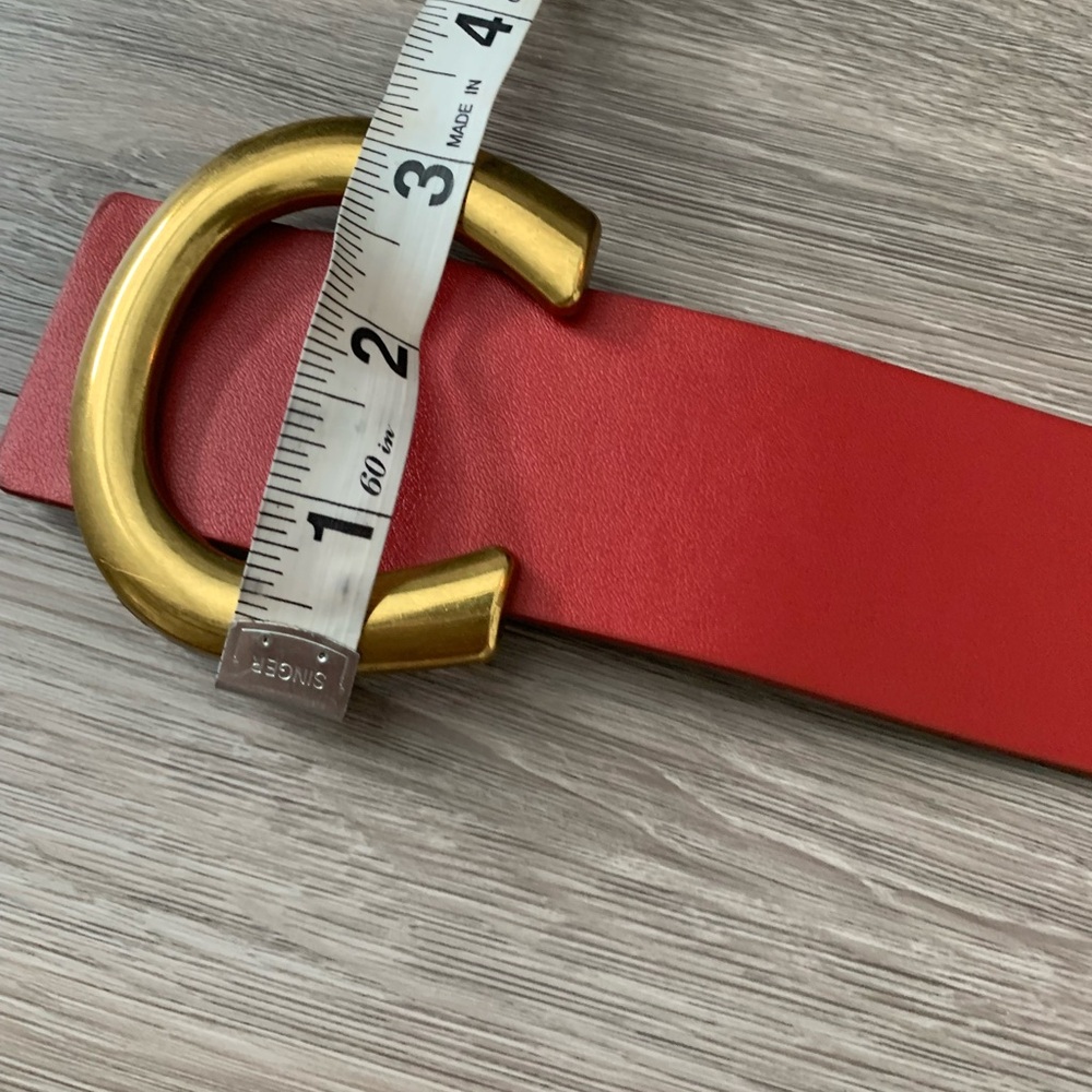 Ladies | red and gold | belt (0S) fits all ❤️